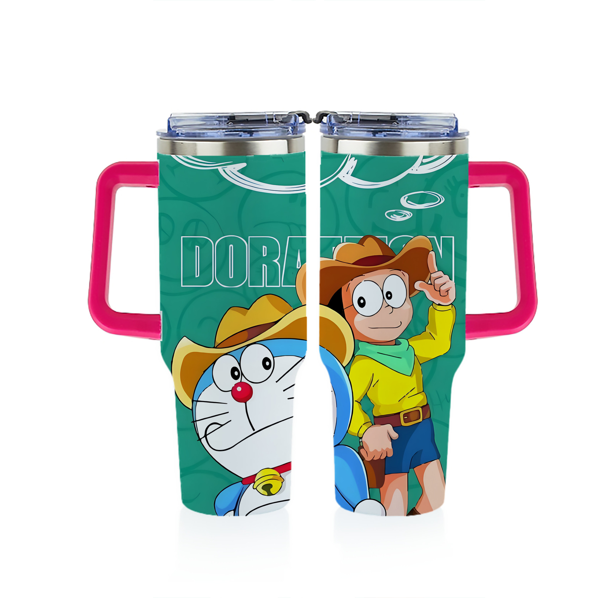 （画像用） ドラえもん Doraemon 1200ｍLフルプリント車用タンブラー